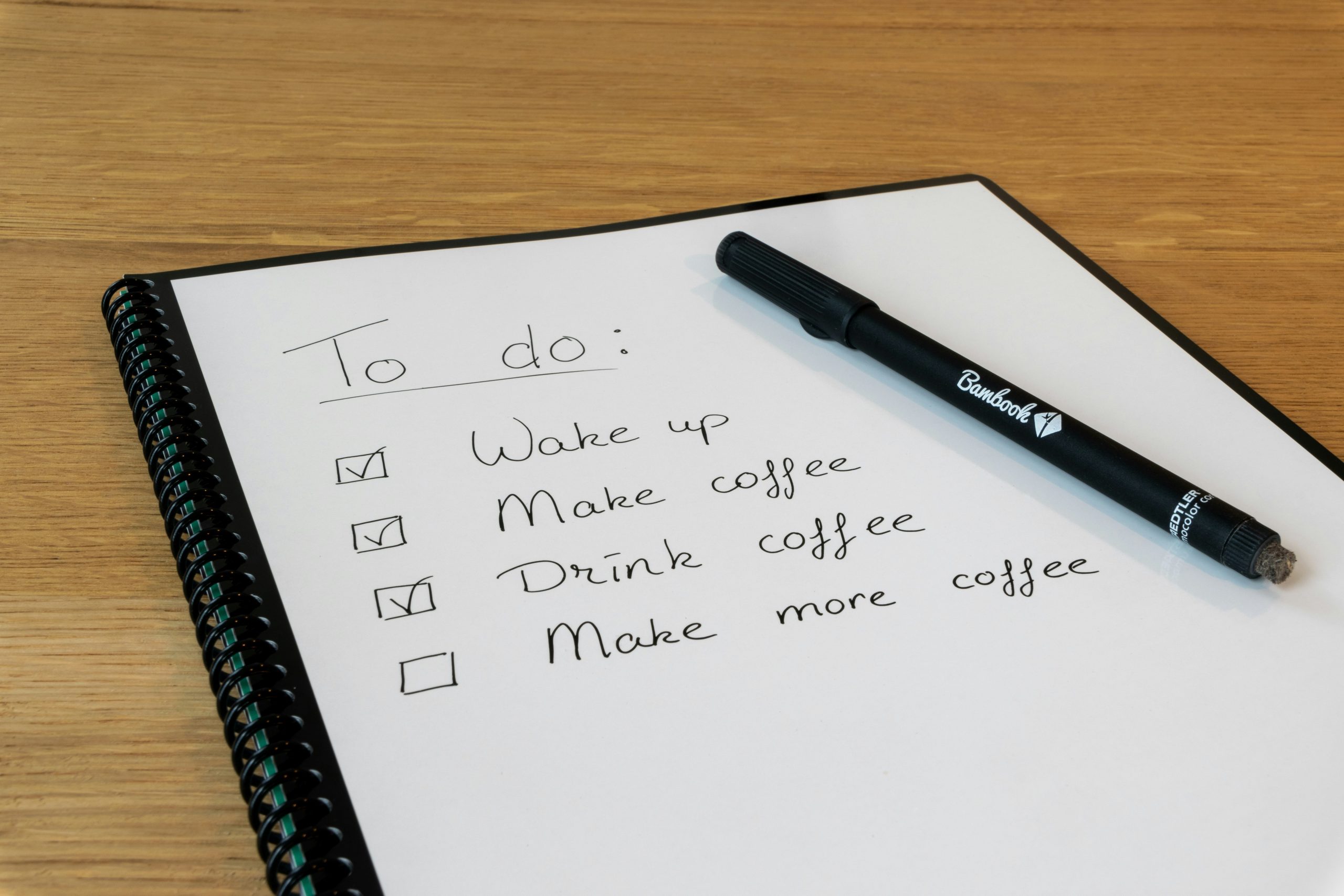 Checklist showing tasks when preparing for claim submissions