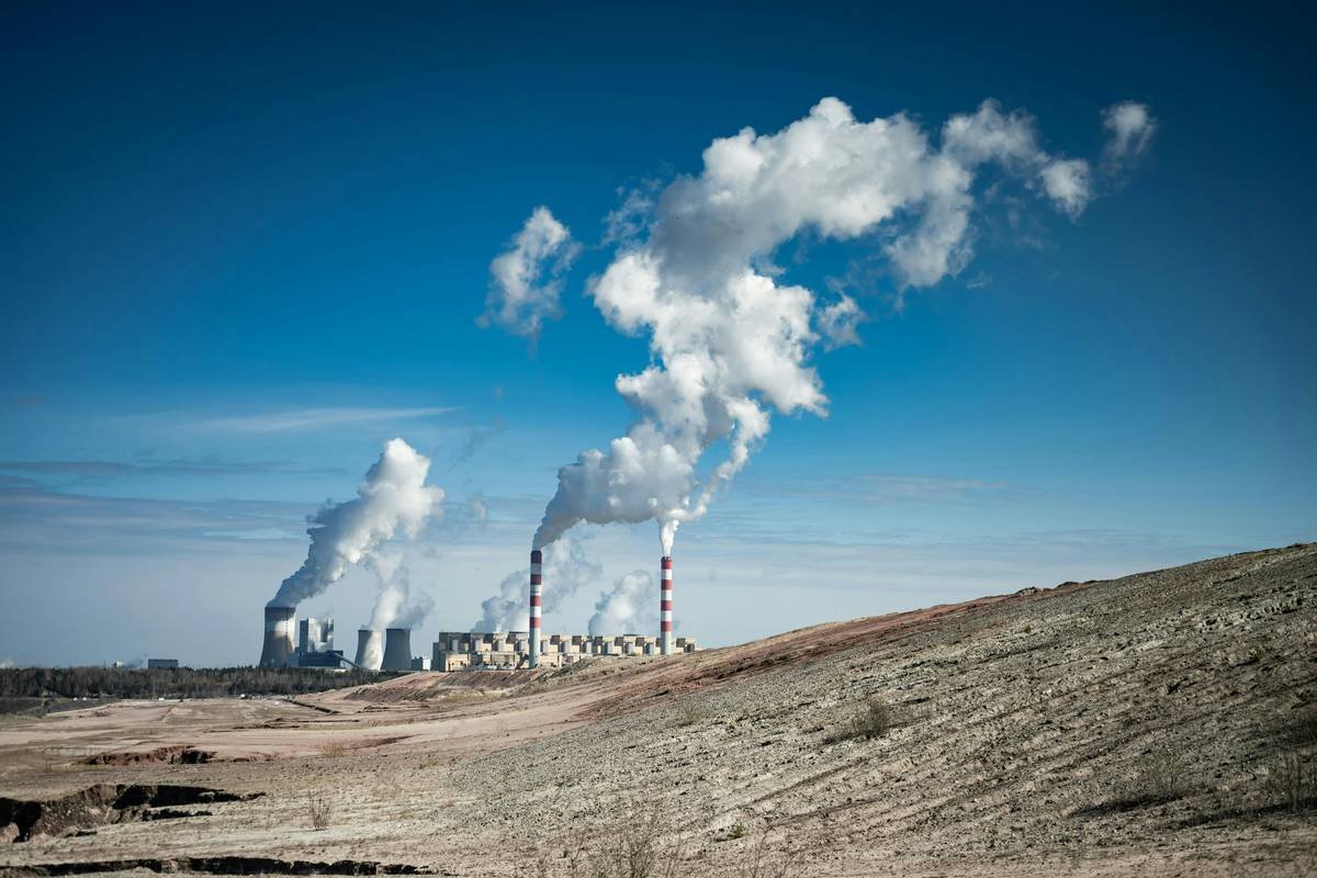 A professional examining documents related to environmental risks and insurance policies.